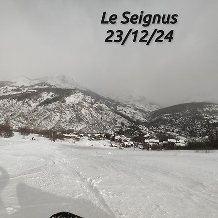 Studio Seignus D Allos Pieds Des Pistes Extérieur photo