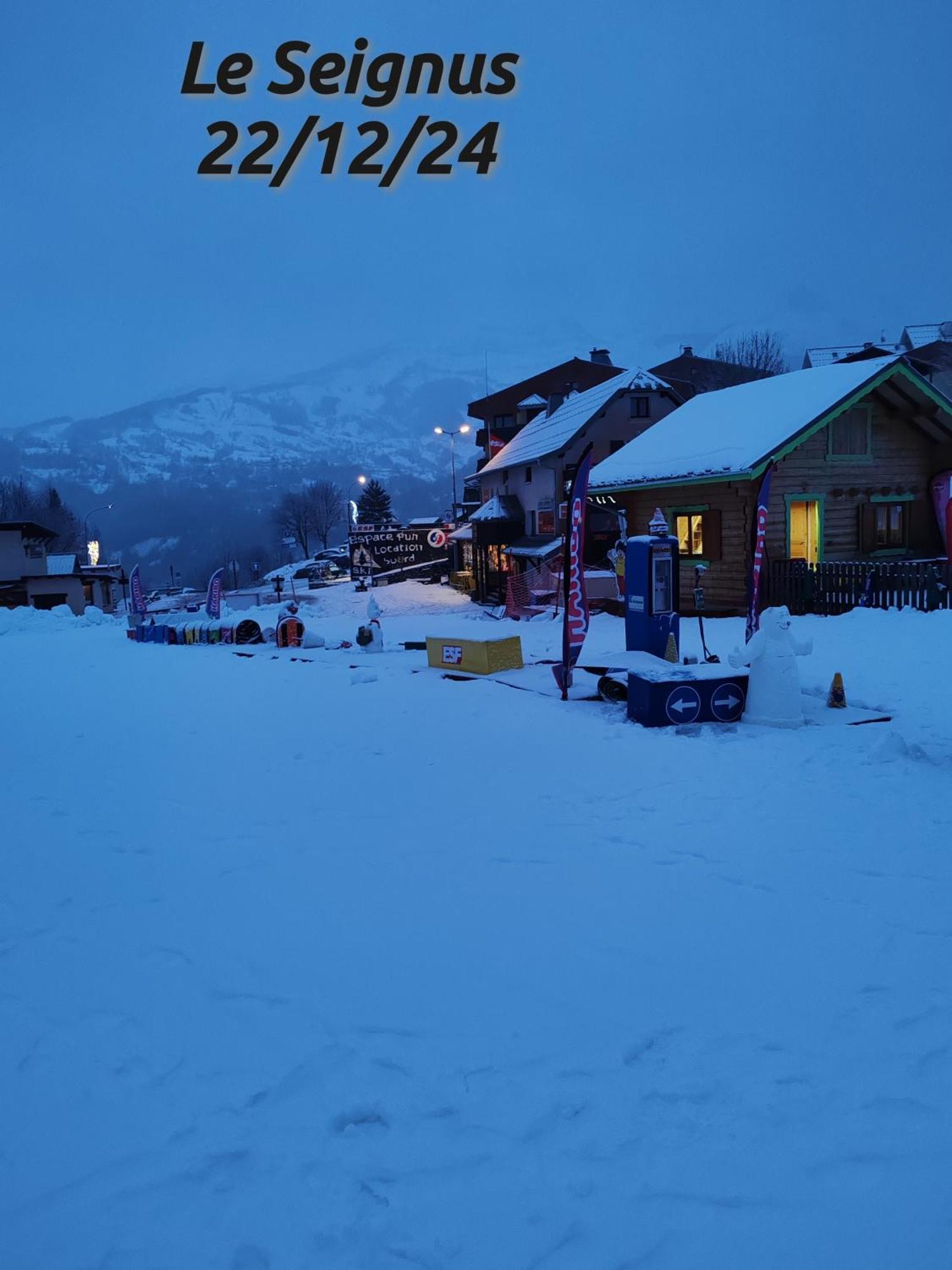 Studio Seignus D Allos Pieds Des Pistes Extérieur photo