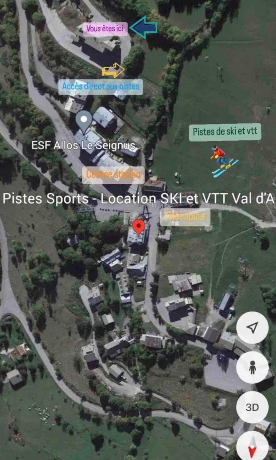 Studio Seignus D Allos Pieds Des Pistes Extérieur photo